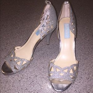 Blue By Betsey Johnson Sparkly Heels